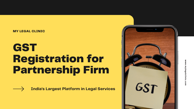 GST Registration for Partnership Firm